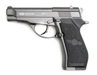 Итальянский пистолет под кодовым названием Гепард, который выпускается с 1976 год. С тех пор модель многократно модифицировалась и сейчас стоит на вооружении полиции многих европейских стран.