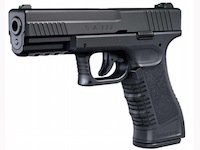 Произведенный в Германии, Umarex SA-177 является копией небезызвестного пистолета Glock, который знаком многим по фильмам о полиции и компьютерным играм. 
