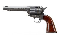 Легендарный американский револьвер, известный всем по фильмам о Диком Западе. Разработан в 1873 году и после испытаний принят на вооружение американской армией.
